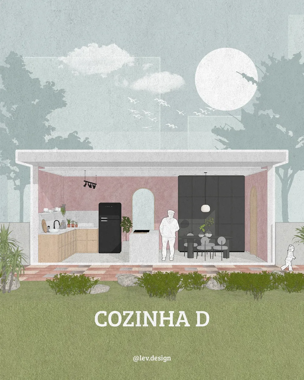Peça de apresentação de projeto criada no Lev Conceito