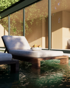 Imagem criada pela Lev Design, através do renderizador em tempo real D5 Render