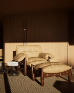 Imagem criada pela Lev Design, através do renderizador em tempo real D5 Render