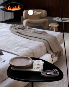 Imagem criada pela Lev Design, através do renderizador em tempo real Enscape