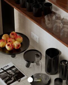 Imagem criada pela Lev Design, através do renderizador em tempo real Enscape