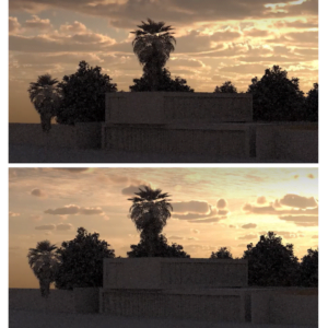 A influência da luz para Renderizações